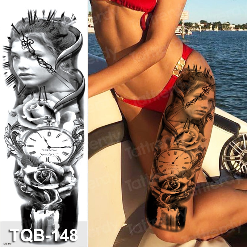 Temporary tattoos Women or Men LARGE assorted selection No. 3