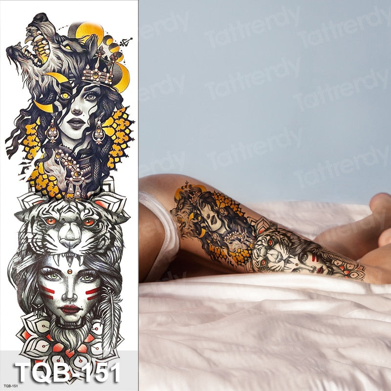 Temporary tattoos Women or Men LARGE assorted selection No. 3
