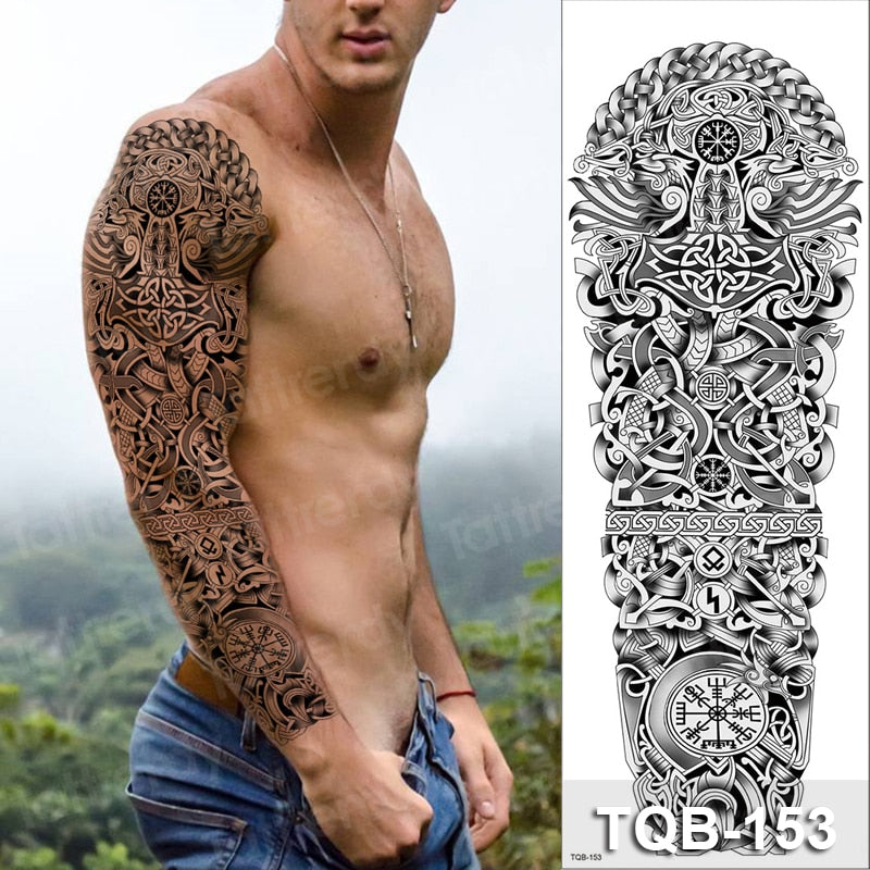 Temporary tattoos Women or Men LARGE assorted selection No. 3