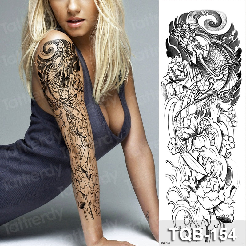 Temporary tattoos Women or Men LARGE assorted selection No. 3