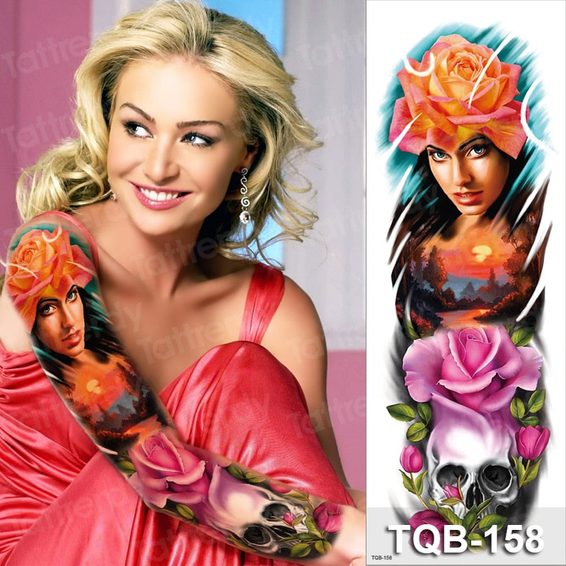 Temporary tattoos Women or Men LARGE assorted selection No. 3