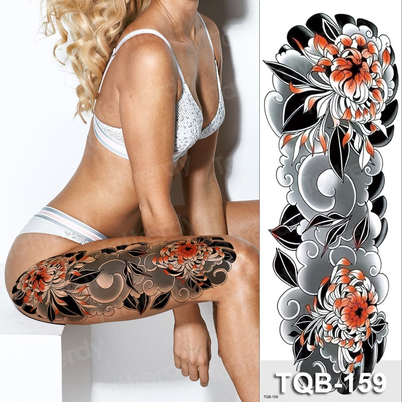 Temporary tattoos Women or Men LARGE assorted selection No. 3