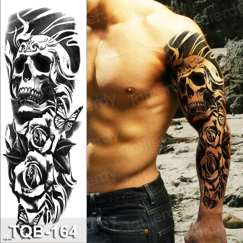 Temporary tattoos Women or Men LARGE assorted selection No. 3