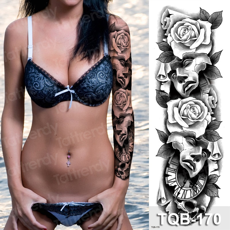 Temporary tattoos Women or Men LARGE assorted selection No. 3