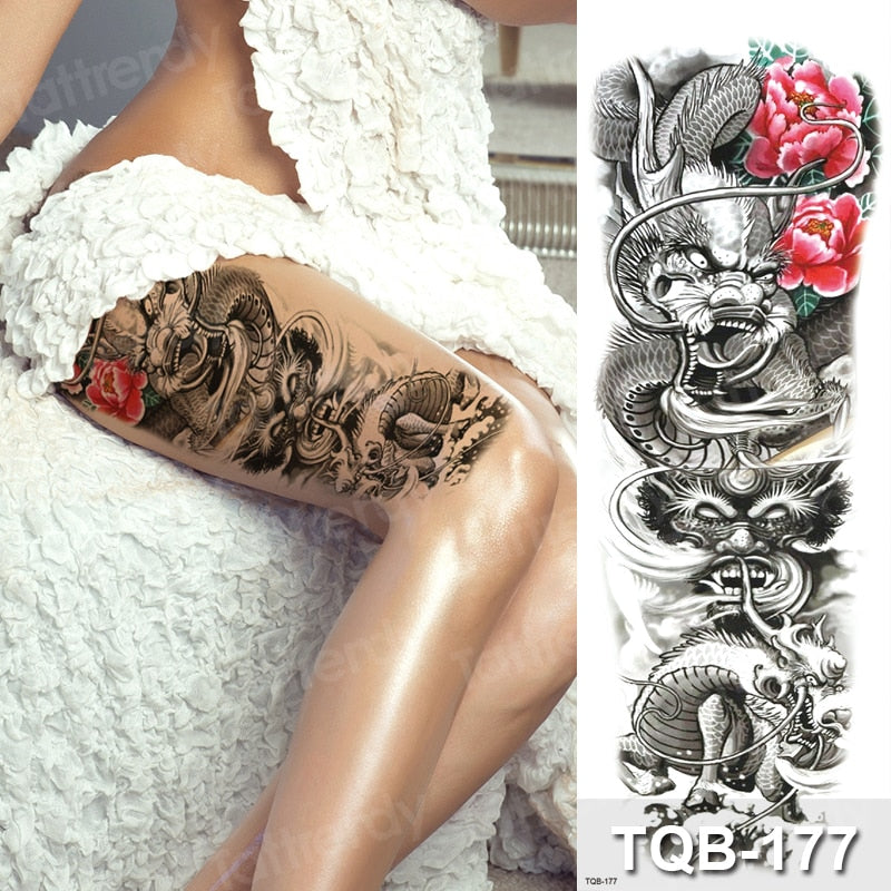 Temporary tattoos Women or Men LARGE assorted selection No. 3