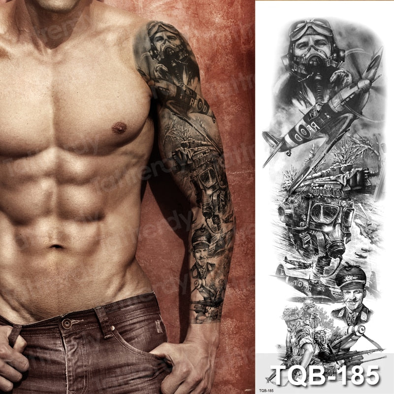 Temporary tattoos Women or Men LARGE assorted selection No. 3