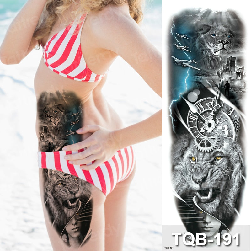 Temporary tattoos Women or Men LARGE assorted selection No. 3