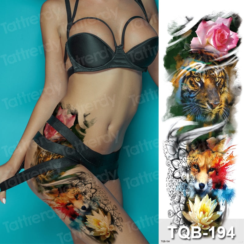Temporary tattoos Women or Men LARGE assorted selection No. 3