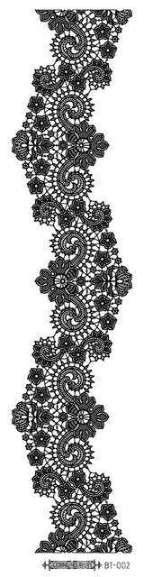 Temporary sexy LEG GARTER tattoos for women assorted range
