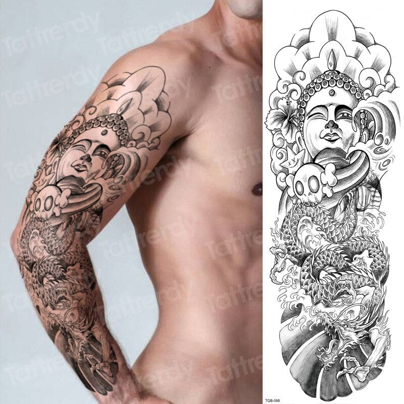 Temporary tattoos Women or Men LARGE assorted selection No. 2
