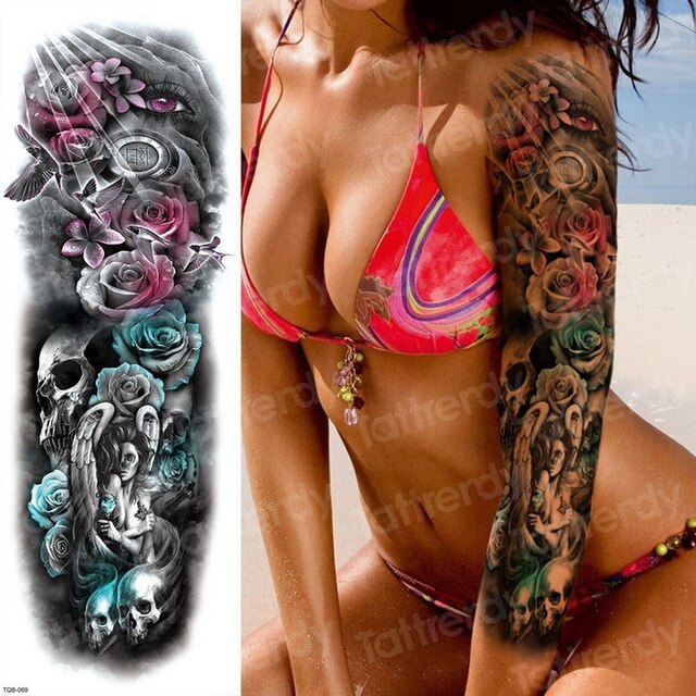 Temporary tattoos Women or Men LARGE assorted selection No. 2