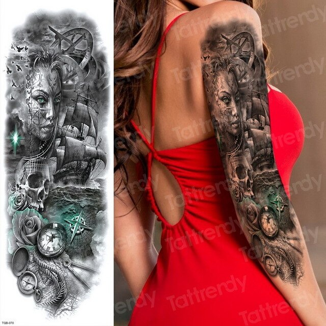 Temporary tattoos Women or Men LARGE assorted selection No. 2