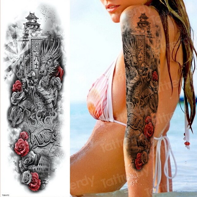 Temporary tattoos Women or Men LARGE assorted selection No. 2