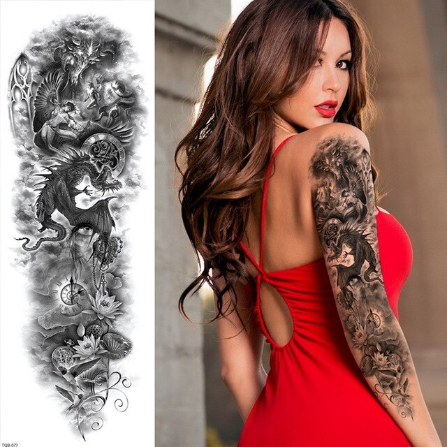 Temporary tattoos Women or Men LARGE assorted selection No. 2