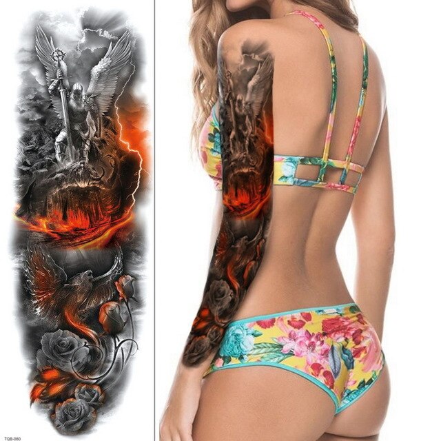 Temporary tattoos Women or Men LARGE assorted selection No. 2