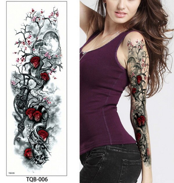 Temporary tattoos Women or Men LARGE assorted selection No. 2