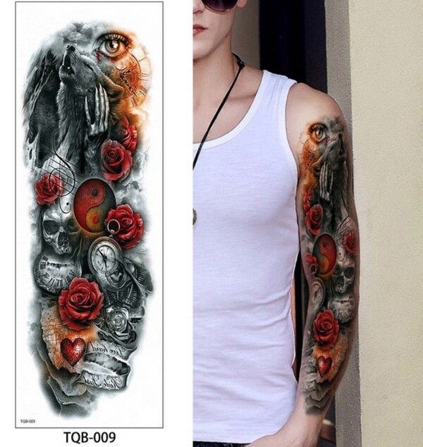 Temporary tattoos Women or Men LARGE assorted selection No. 2