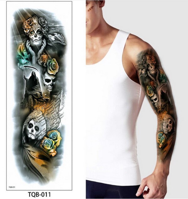 Temporary tattoos Women or Men LARGE assorted selection No. 2