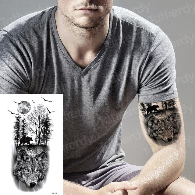Temporary tattoos Women or Men LARGE assorted selection No. 1