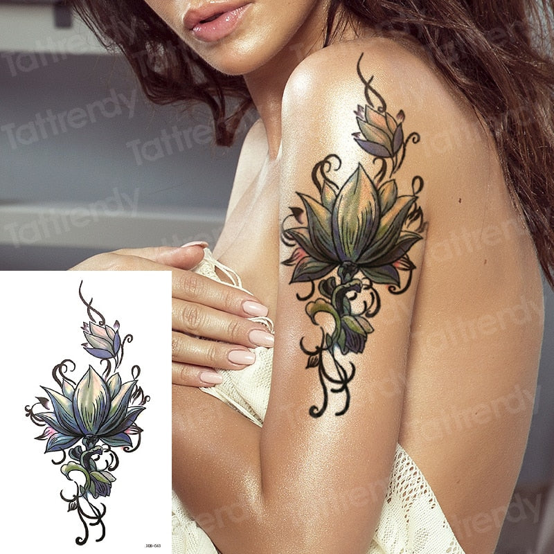 Temporary tattoos Women or Men LARGE assorted selection No. 1