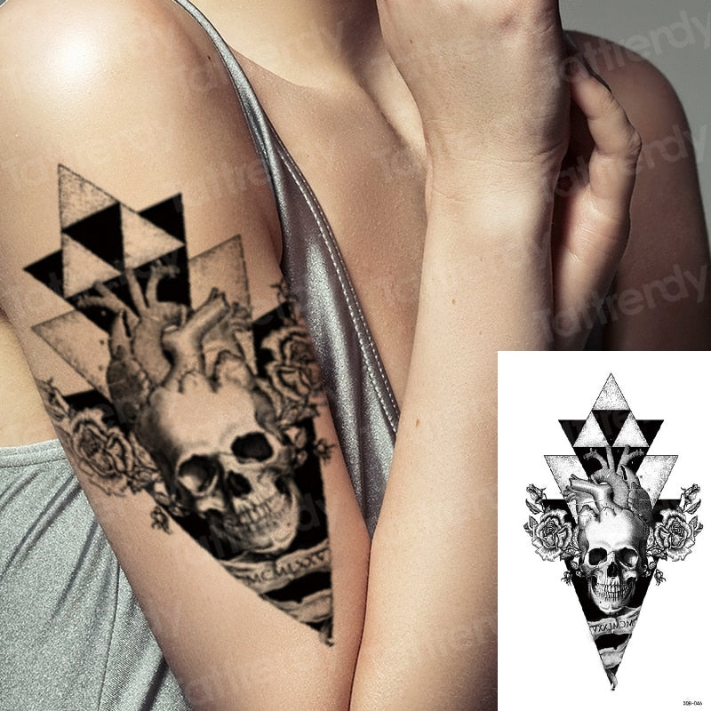 Temporary tattoos Women or Men LARGE assorted selection No. 1