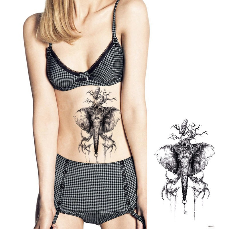 Temporary tattoos Women or Men LARGE assorted selection No. 1