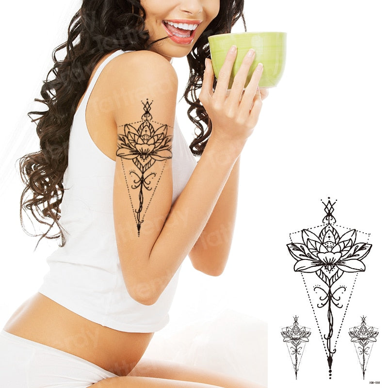 Temporary tattoos Women or Men LARGE assorted selection No. 1