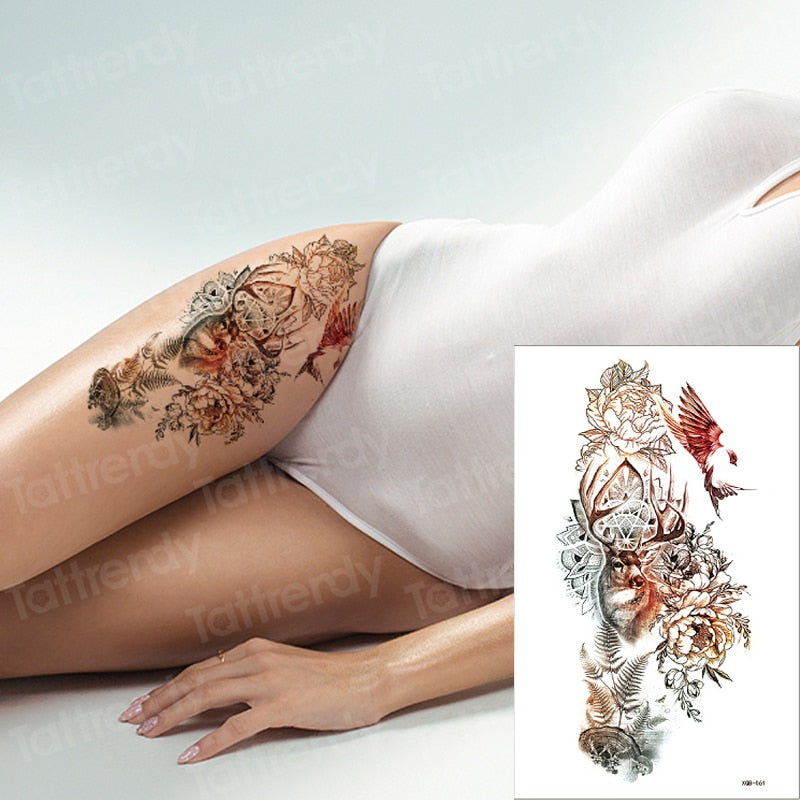 Temporary tattoos Women or Men LARGE assorted selection No. 1