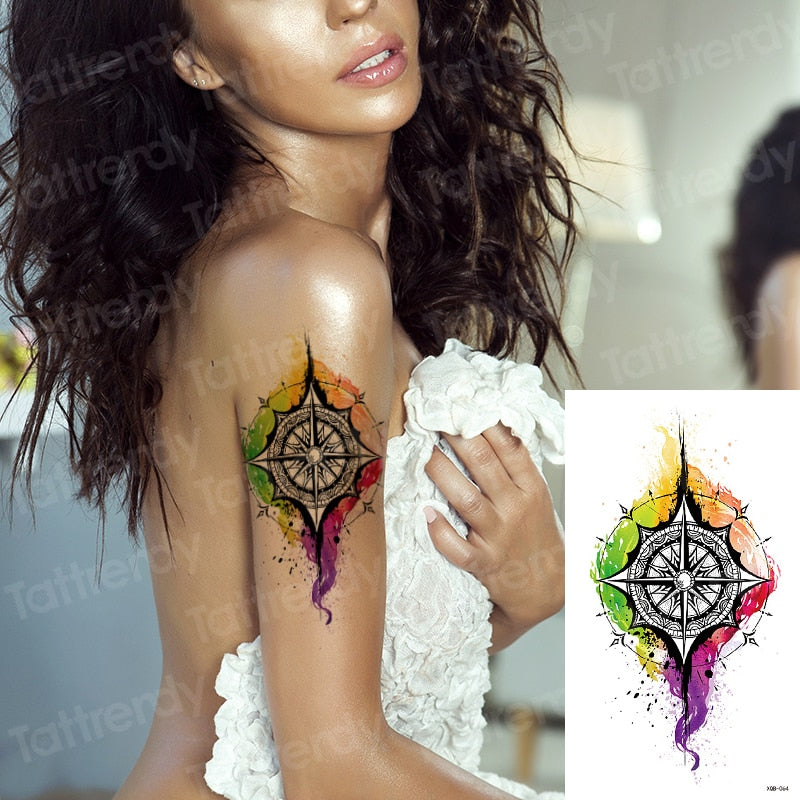 Temporary tattoos Women or Men LARGE assorted selection No. 1
