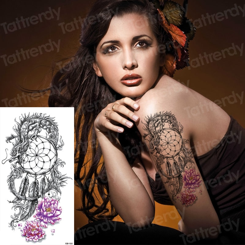 Temporary tattoos Women or Men LARGE assorted selection No. 1