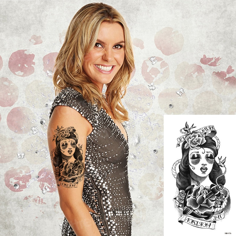 Temporary tattoos Women or Men LARGE assorted selection No. 1