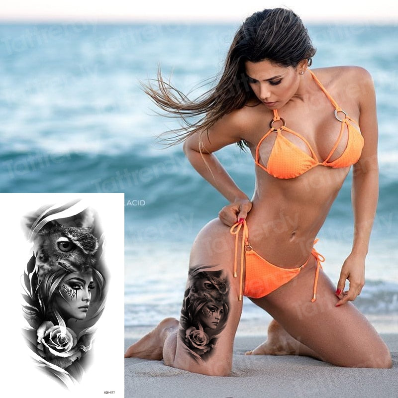 Temporary tattoos Women or Men LARGE assorted selection No. 1