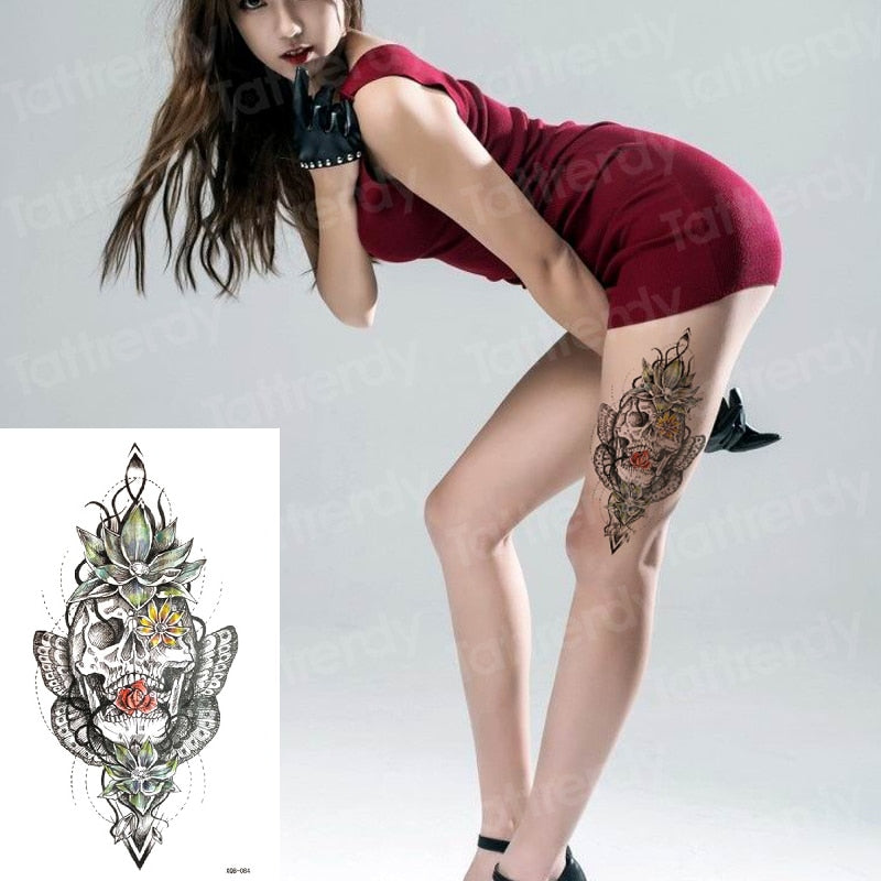 Temporary tattoos Women or Men LARGE assorted selection No. 1