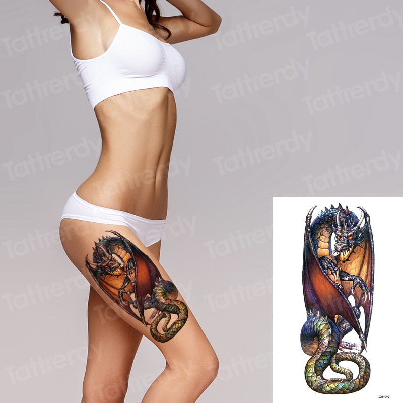 Temporary tattoos Women or Men LARGE assorted selection No. 1