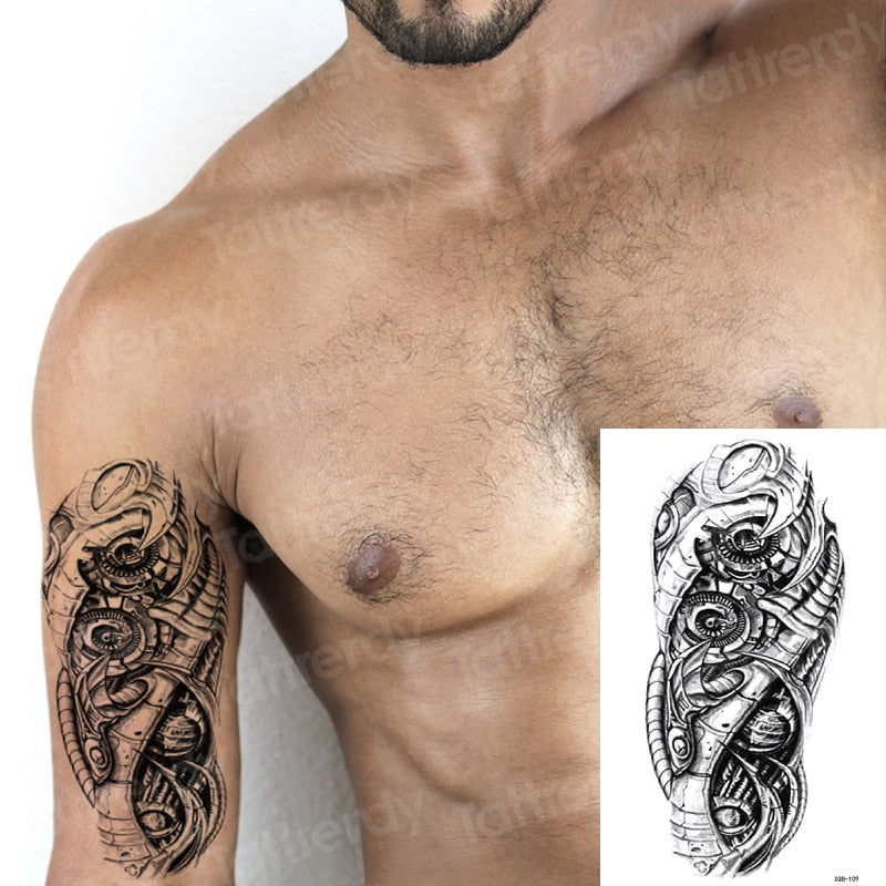Temporary tattoos Women or Men LARGE assorted selection No. 1