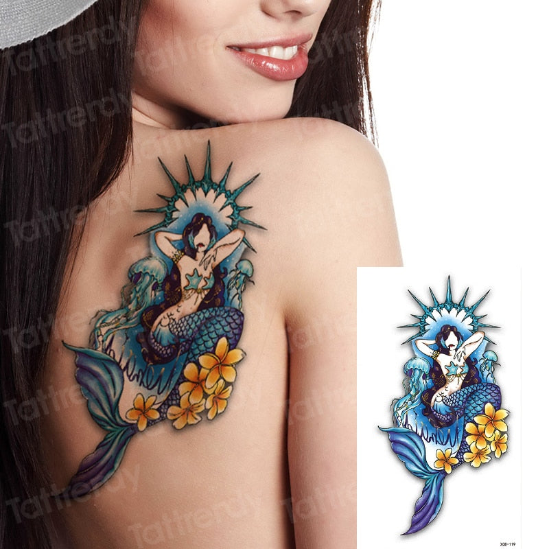 Temporary tattoos Women or Men LARGE assorted selection No. 1