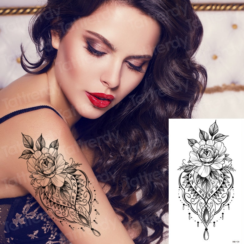 Temporary tattoos Women or Men LARGE assorted selection No. 1