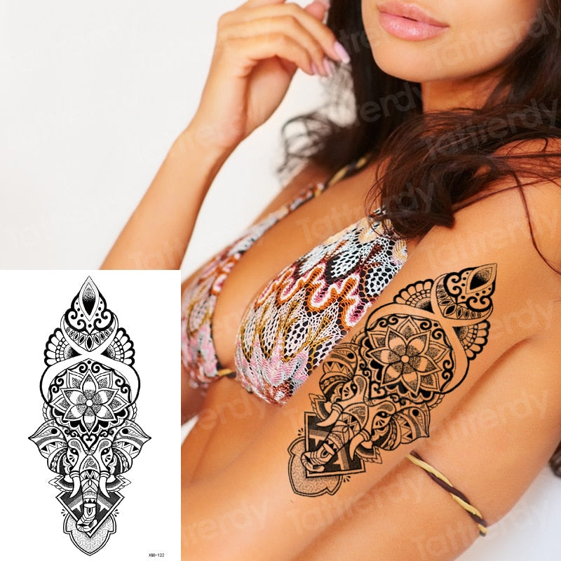 Temporary tattoos Women or Men LARGE assorted selection No. 1