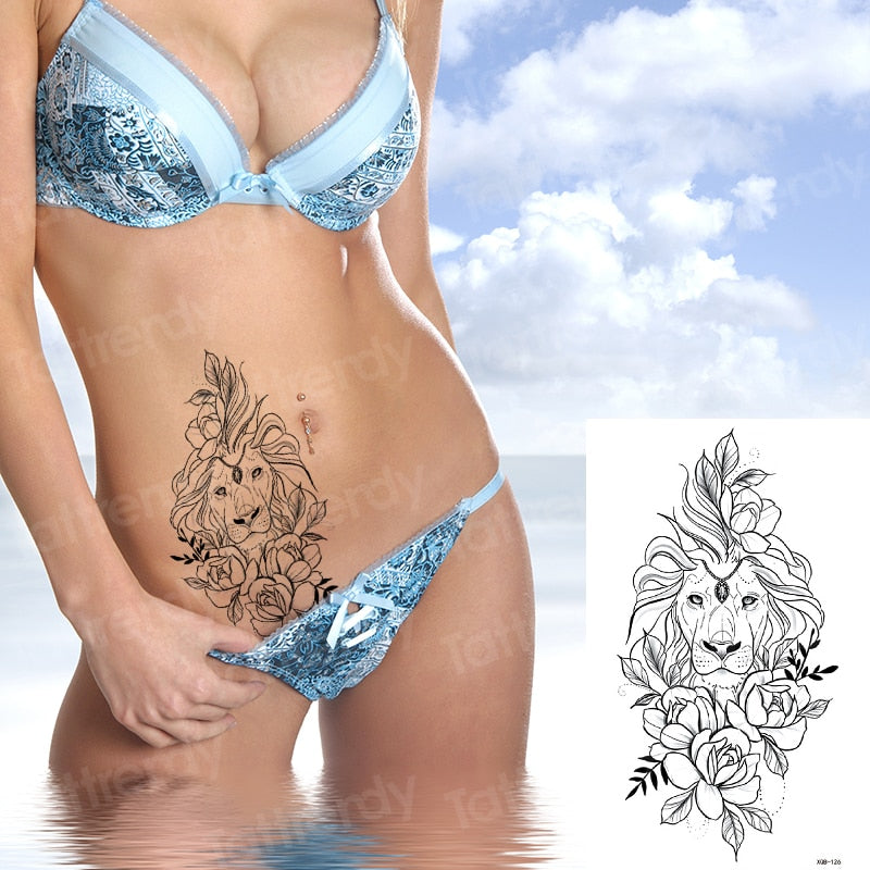 Temporary tattoos Women or Men LARGE assorted selection No. 1