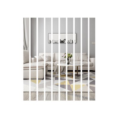 Self-adhesive acrylic mirror panels