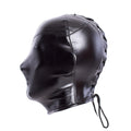 Deprivation hoods with lace up rear