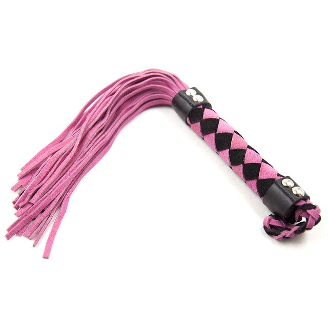 Whip Leather short with wrist strap - assorted colours