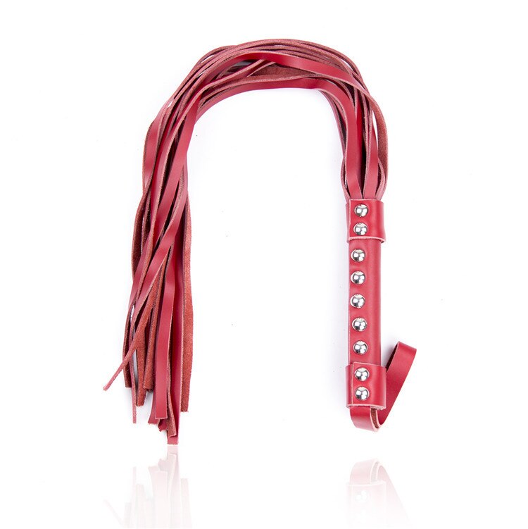 Whip tickled cat tail whip with wrist strap