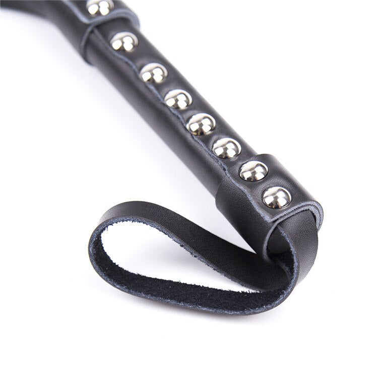 Whip tickled cat tail whip with wrist strap
