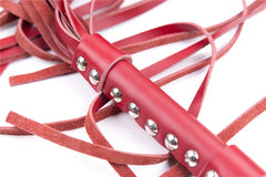 Whip tickled cat tail whip with wrist strap