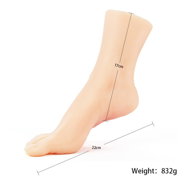 Foot fetish male masturbation device - female foot.