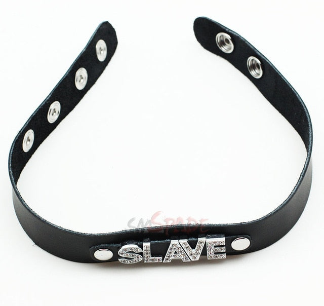Name collar for subs Bitch, Slut or Slave.