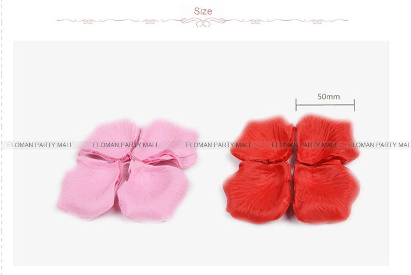 Rose petals 500 pcs per pack. Myriad of colour choices