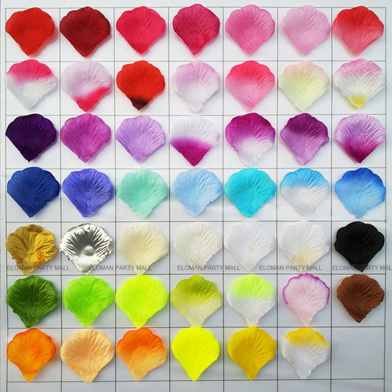 Rose petals 500 pcs per pack. Myriad of colour choices