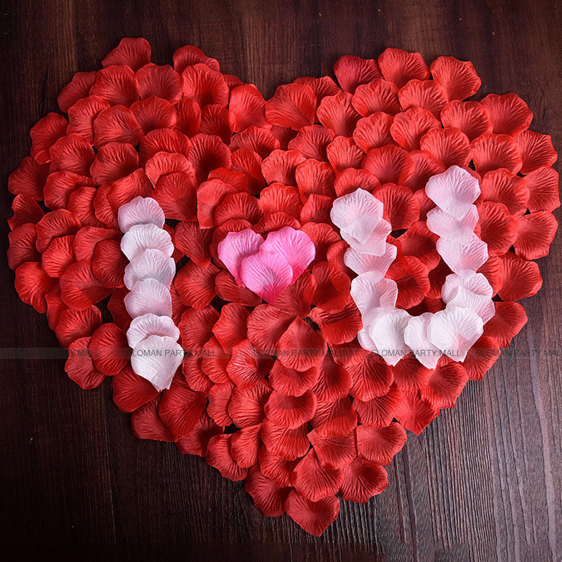 Rose petals 500 pcs per pack. Myriad of colour choices